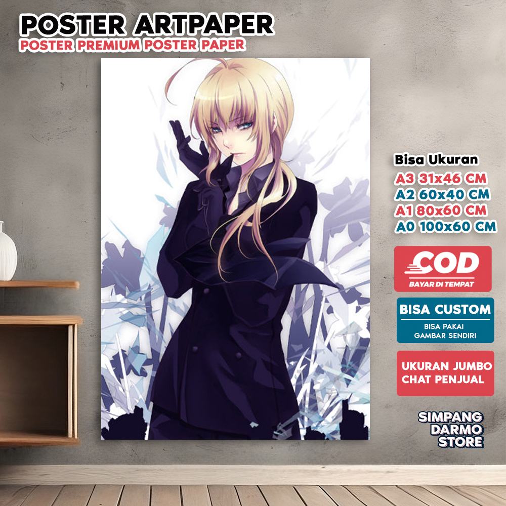Jual Poster Anime Fate Zero Kualitas HD dan Bisa Custom untuk Penggemar ...