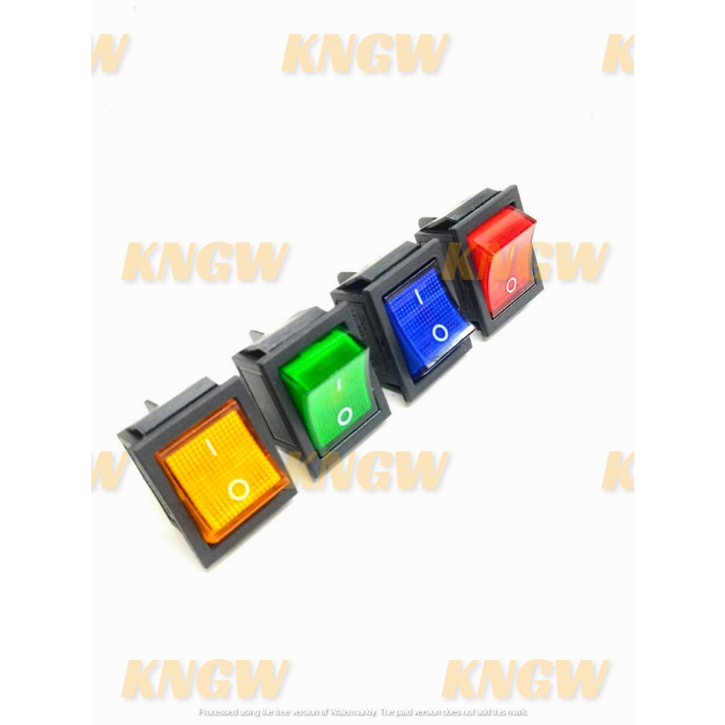 Jual KINOGAWA Rocker Switch 4 Pin Saklar On Off Saklar Power ON OFF ...