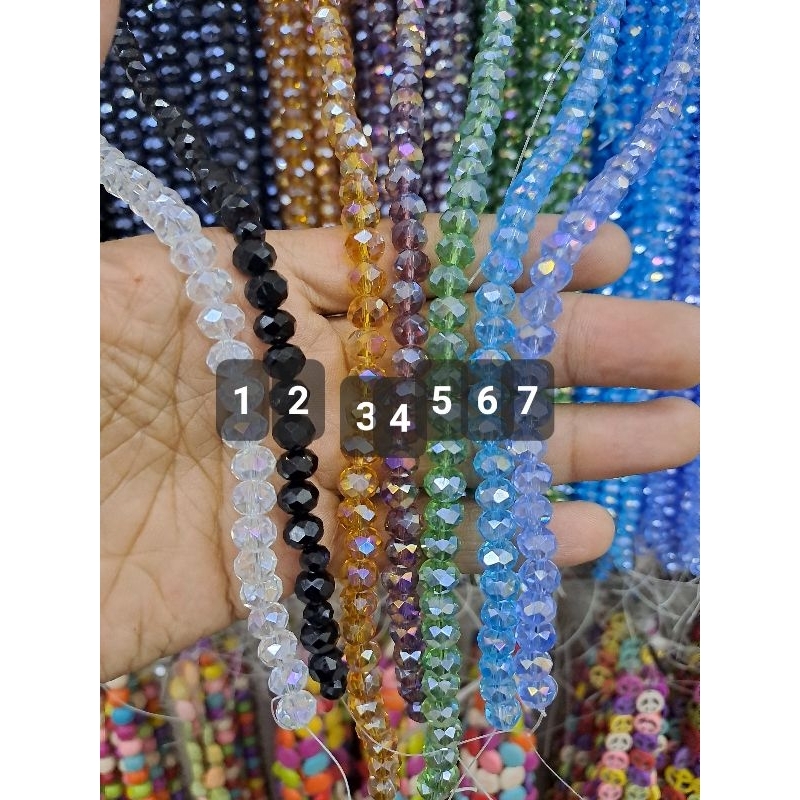 Jual cristal ceko 8mm warna biasa ( 1renceng) | Shopee Indonesia