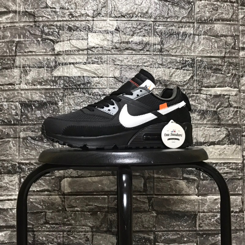 nike air max 90 x off white black