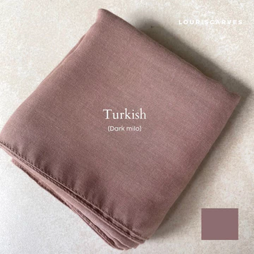 Louriscarves Paris Premium (Paris Voal) Jahit Tepi 110x110