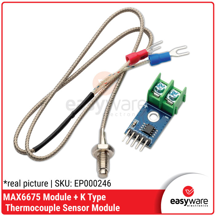 Jual MAX6675 module and K Type Thermocouple Sensor | Shopee Indonesia