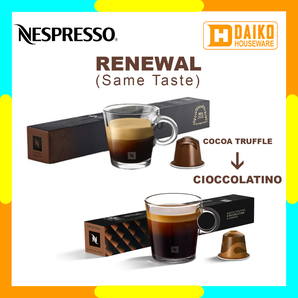 Jual Capsule Nespresso Cioccolatino Cocoa Truffle Kopi Original Nestle