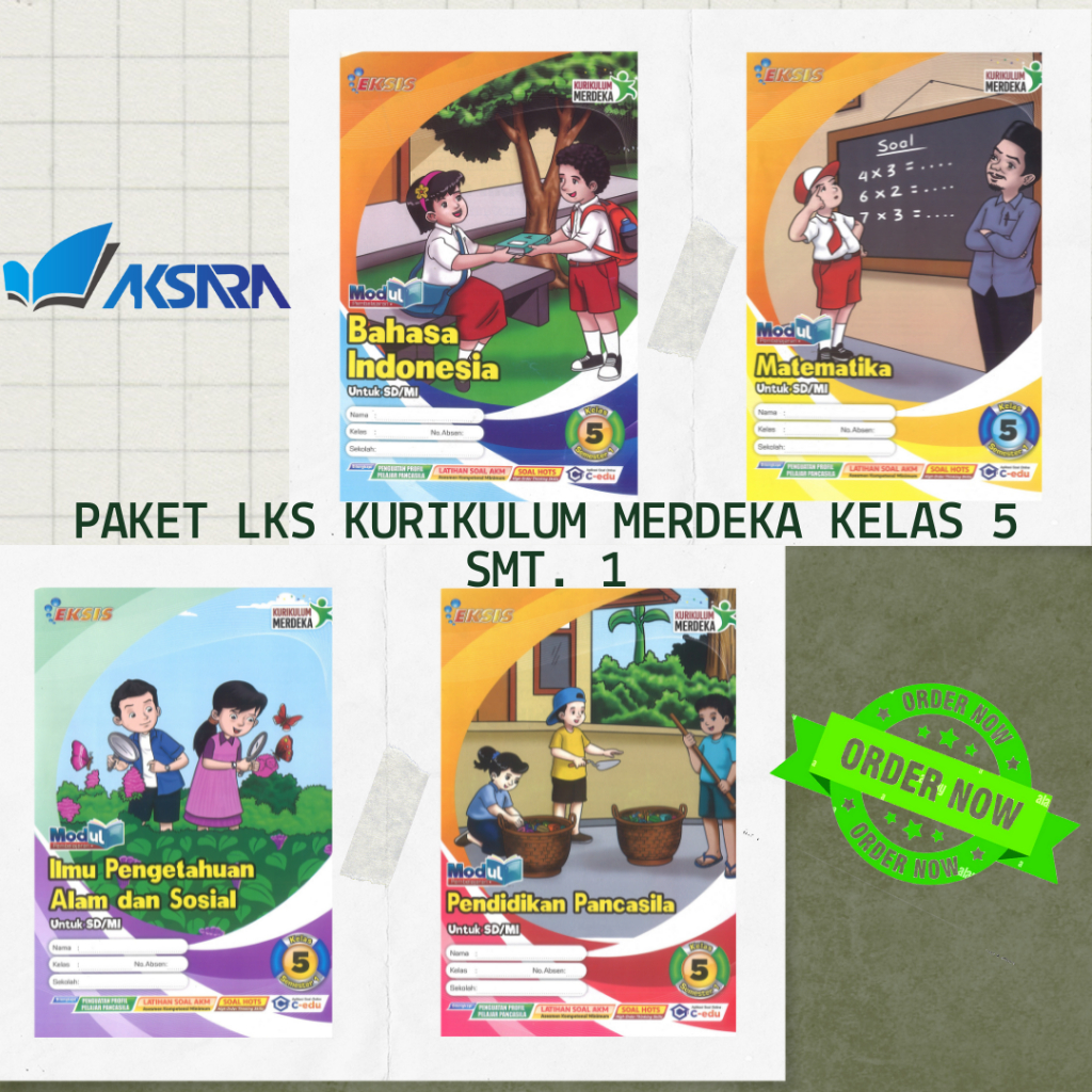 Jual PAKET MODUL LKS KURIKULUM MERDEKA KELAS 5 SEMESTER 1 | Shopee ...