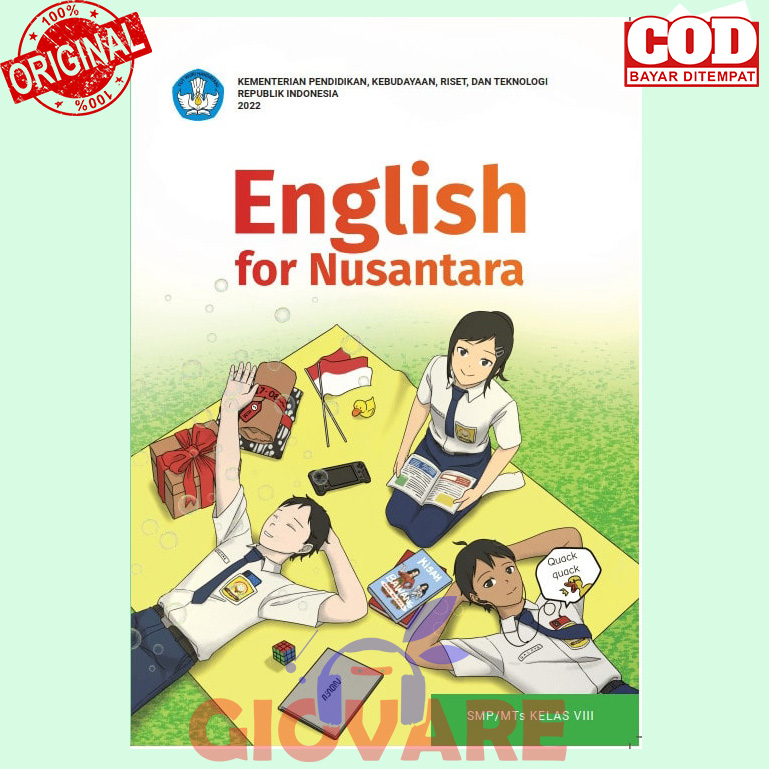 Jual buku english for nusantara kelas 8 kurikulum merdeka buku siswa