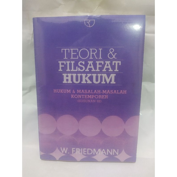 Jual Teori Dan Filsafat Hukum Idealisme Filosofis Dan Problema Keadilan