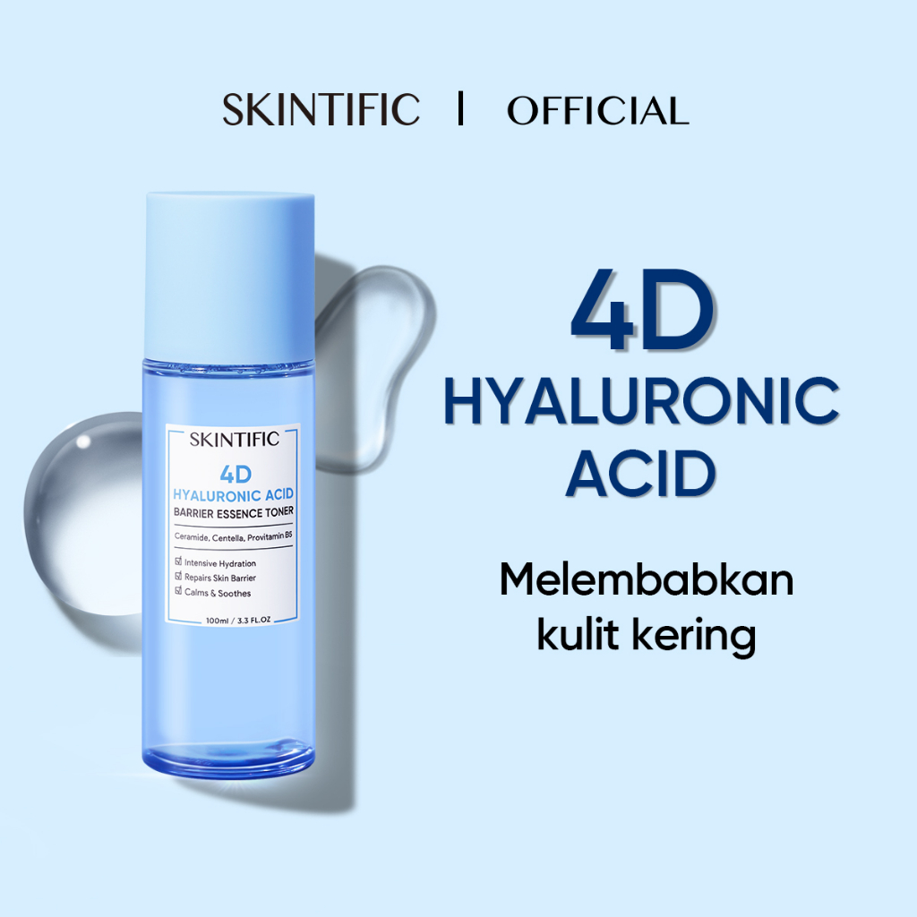 Jual SKINTIFIC 4D Hyaluronic Acid (HA) Barrier Essence Toner Hydration ...