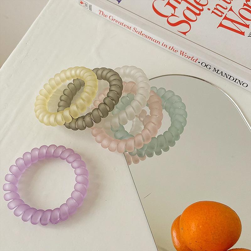 Jual Kuncir Rambut Spiral Dove Kuncir Rambut Mate Lucu Warna Pastel