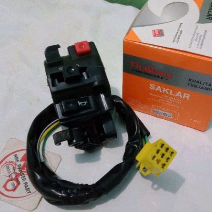 Jual SAKLAR KIRI/KANAN SHOGUN 110 R NEW//HOLDER KLAKSON KIRI SUZUKI ...