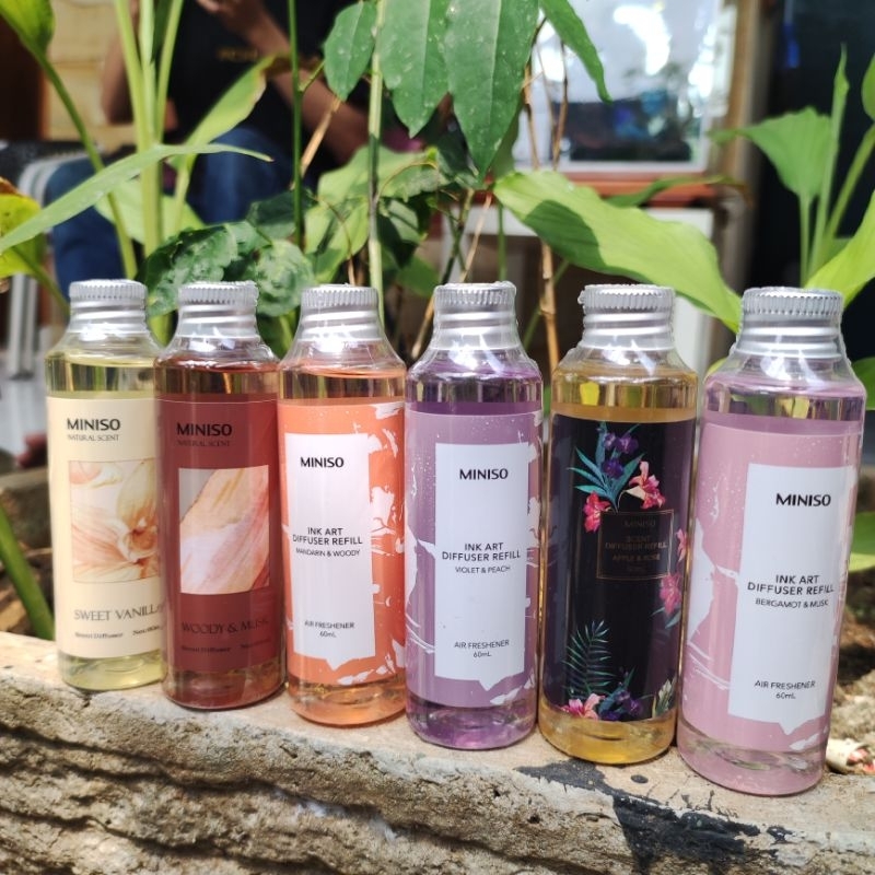 Jual Refill Diffuser Miniso Ink Art Diffuser Refill 60ml 9 Varian