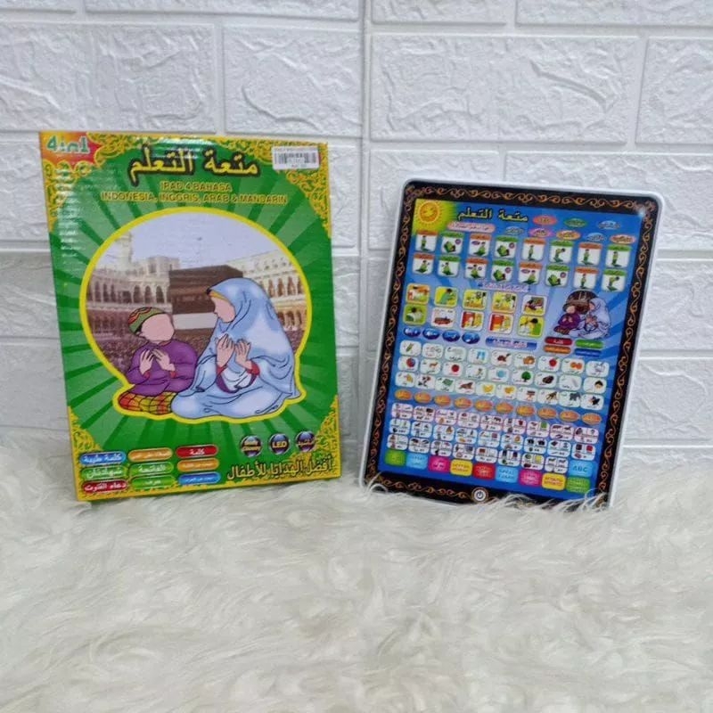 Jual Mainan Edukasi iPad Playpad Papan Tab Muslim 4 Bahasa GG0002 ...