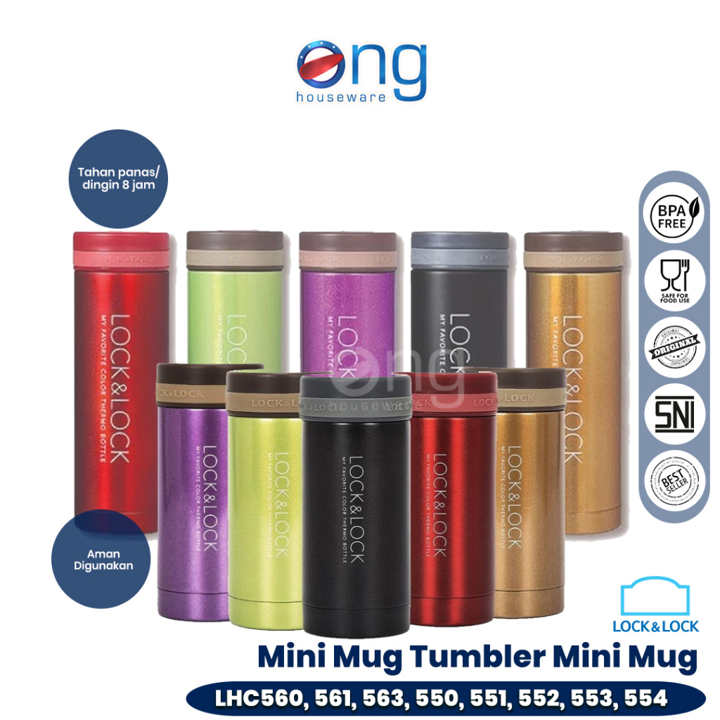 Jual Locknlock Tumbler Mug Hot And Cool Botol Termos Air Minum Mini 200ml 300ml Lock And Lock Lock N 3394