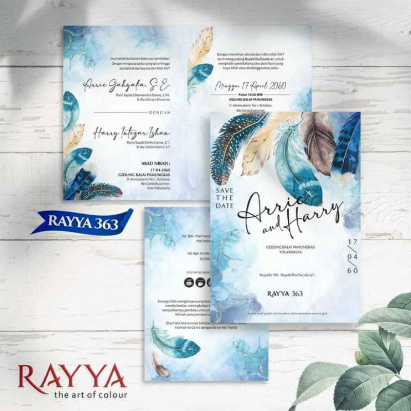 Jual Kartu undangan Rayya 360-365 | Shopee Indonesia