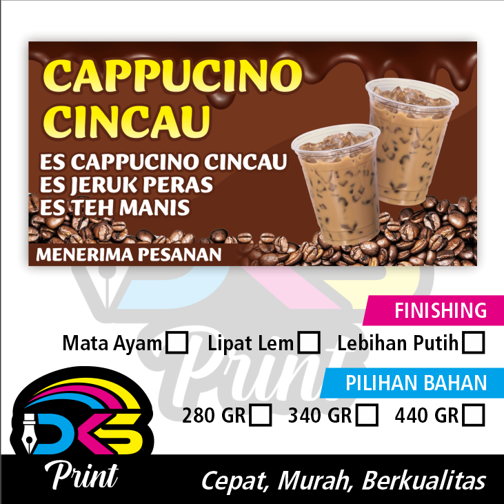 Jual Spanduk Cappucino Cincau Shopee Indonesia