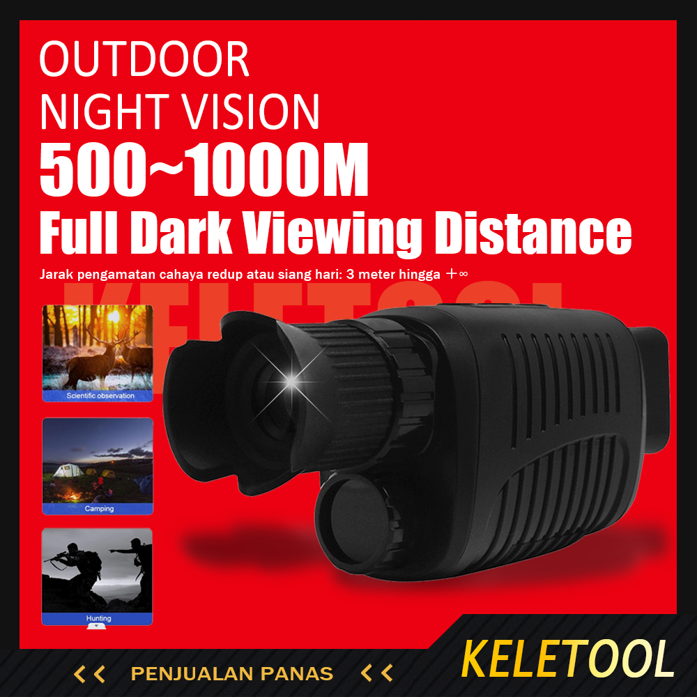 Jual KELETOOL 10X Zoom Infrared Night VisionPenglihatan Malam Monokular ...