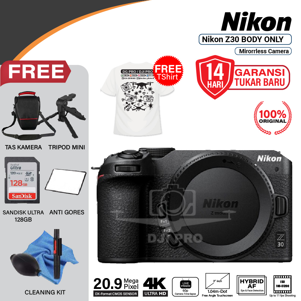 Jual Nikon Z30 Body Only Mirrorless Camera Nikon Z 30 Bodi Original ...
