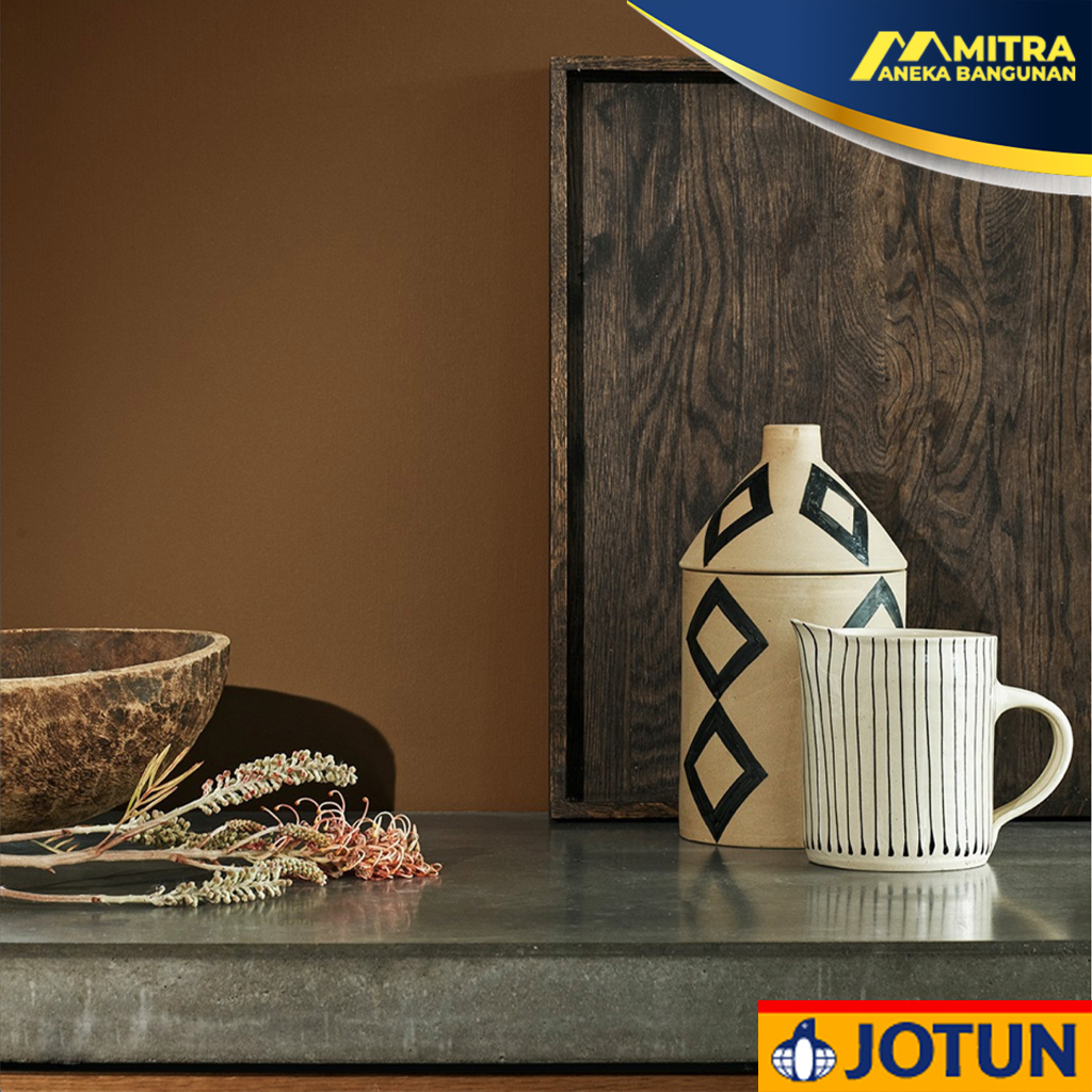 Jual CAT TEMBOK JOTUN INTERIOR EKSTERIOR WARNA EARTHY BROWN 12127 ...