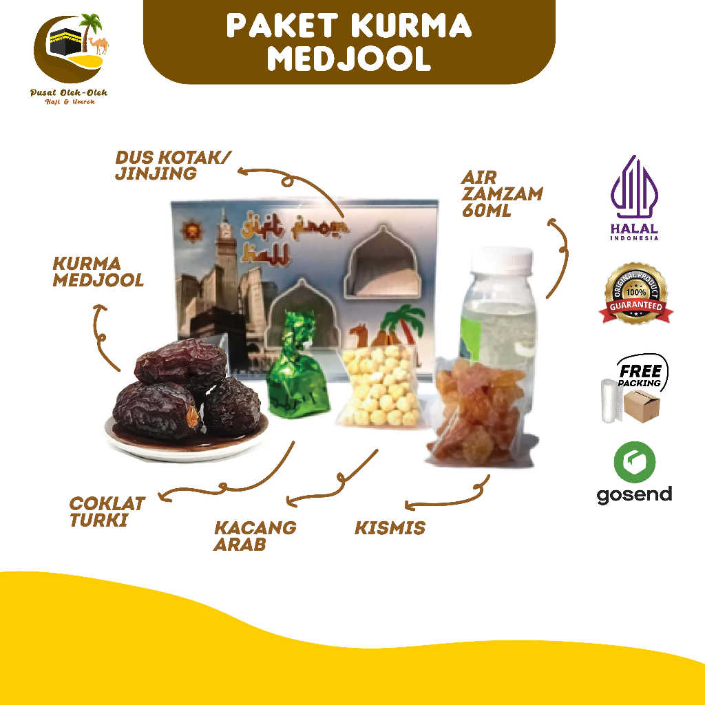 Jual Paket Oleh Oleh Haji Dan Umroh Premium Lengkap Air Zamzam Asli ...