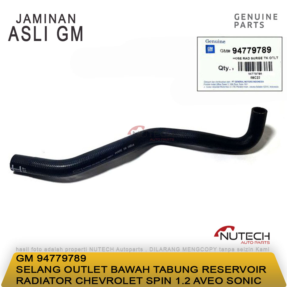 Jual Selang Outlet Bawah Tabung Reservoir Radiator Spin Aveo Sonic Gm Shopee Indonesia