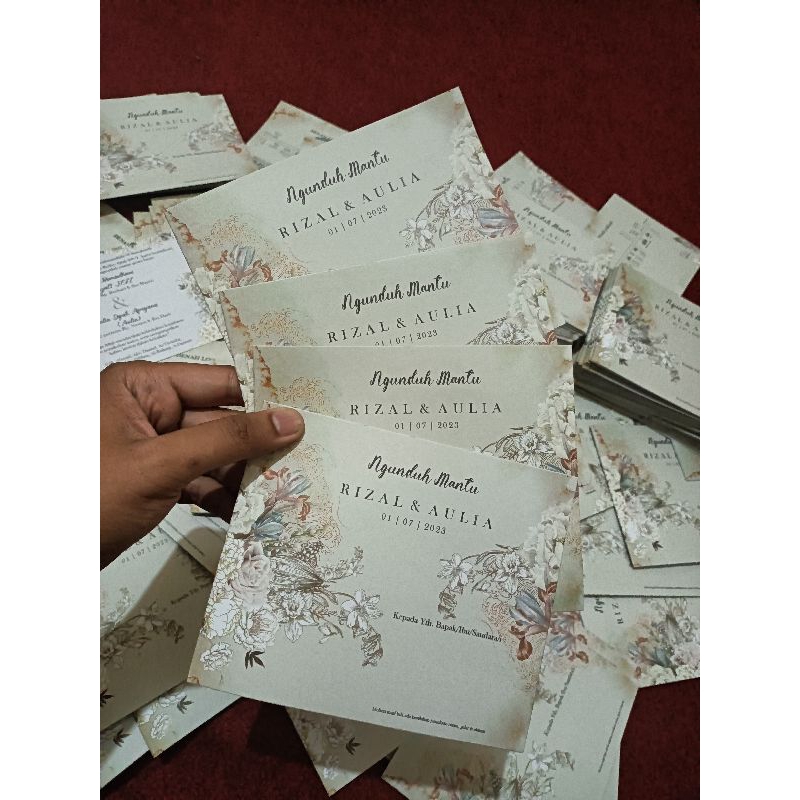 Jual undangan rizal aulia | Shopee Indonesia