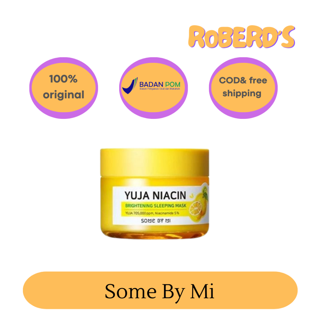 Jual SOME BY MI Yuja Niacin 30 Days Brightening Sleeping Mask 60g