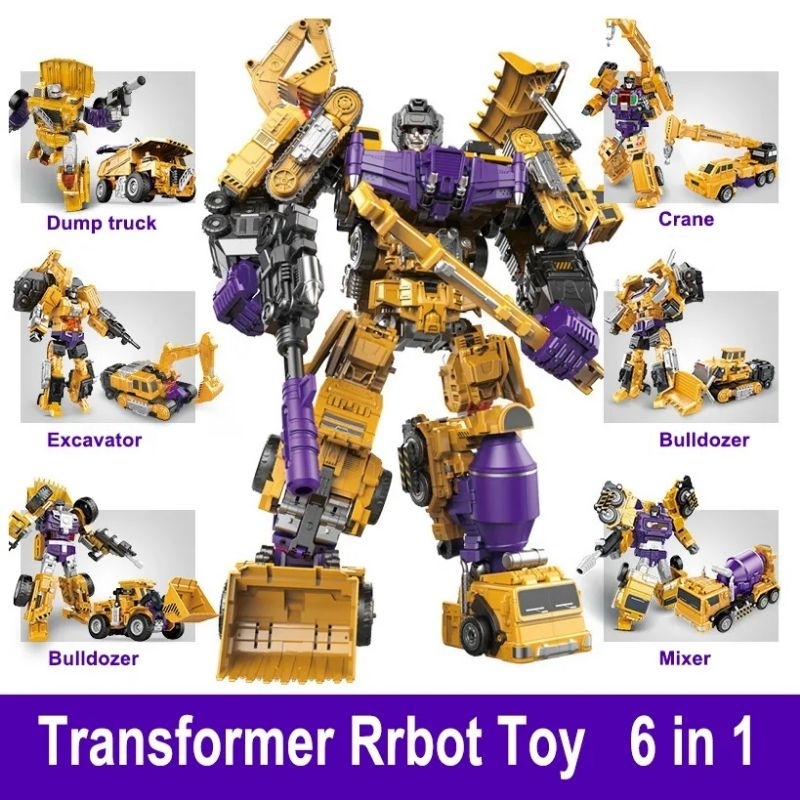 Jual Mainan Robot Transform Devastator Action Figure 6 In 1 Mainan ...
