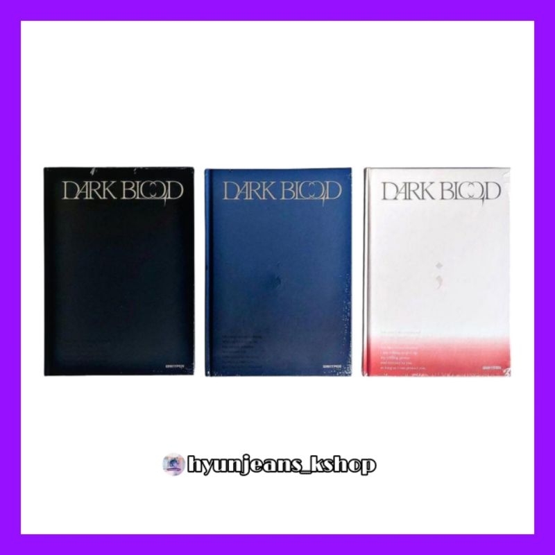 Jual [READY STOCK] ENHYPEN The 4th Mini Album - DARK BLOOD (Photobook ...