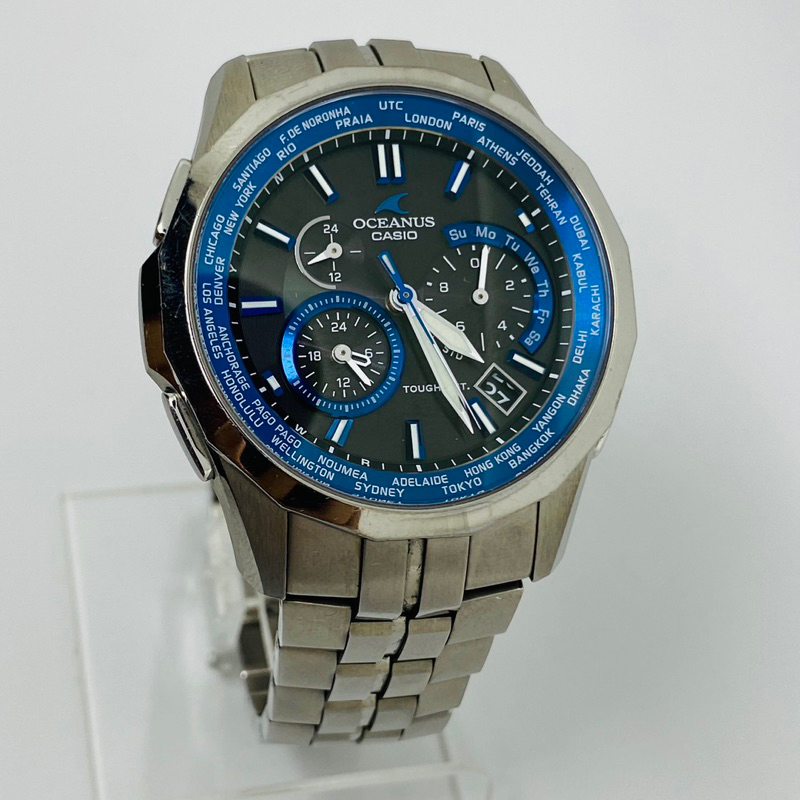 Jual Casio Oceanus OCW-S1400 Titanium Full Set | Shopee Indonesia