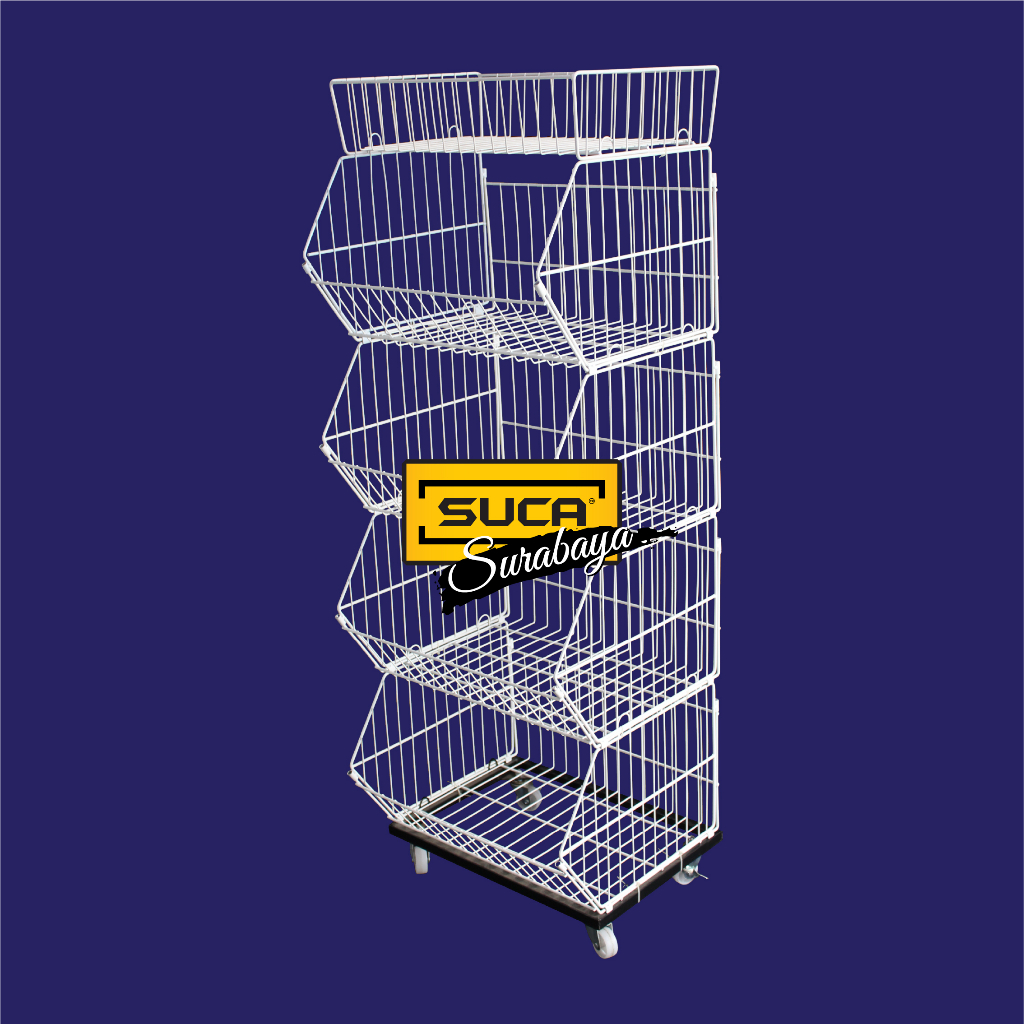 Jual Rak Keranjang Roda SUCA 45 | Shopee Indonesia