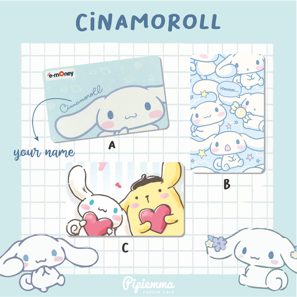 Jual custom emoney cinamoroll flazz gambar custom foto lucu keren murah ...