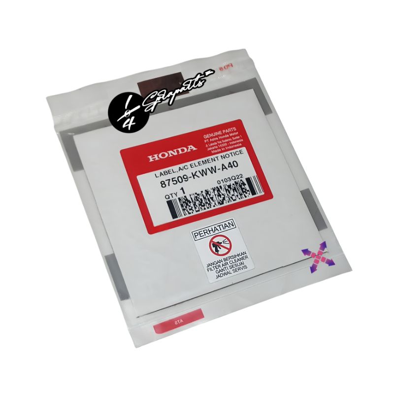 Jual Sticker Filter Honda Sticker pelengkap | Shopee Indonesia
