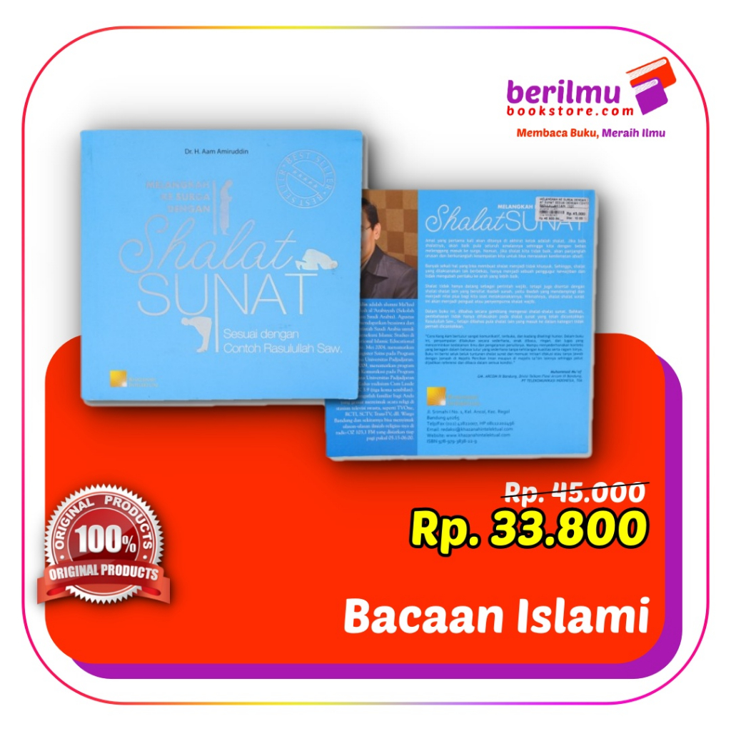 Jual Buku Melangkah Ke Surga Dengan Shalat Sunat Sesuai Dengan Contoh