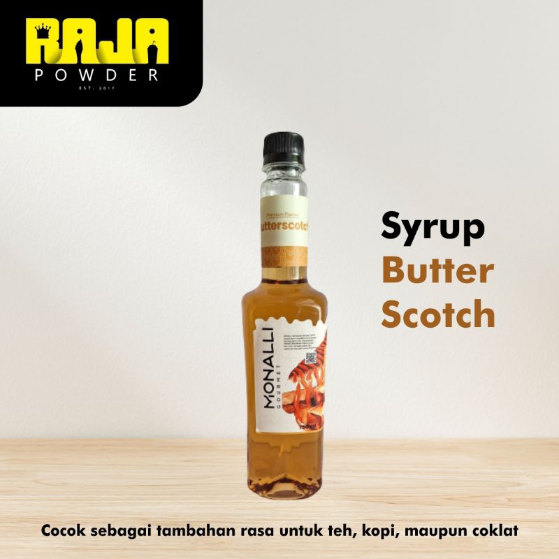 Jual Simple Syrup Butter Scotch Sirup Rasa Butter Scotch Premium 750 mL