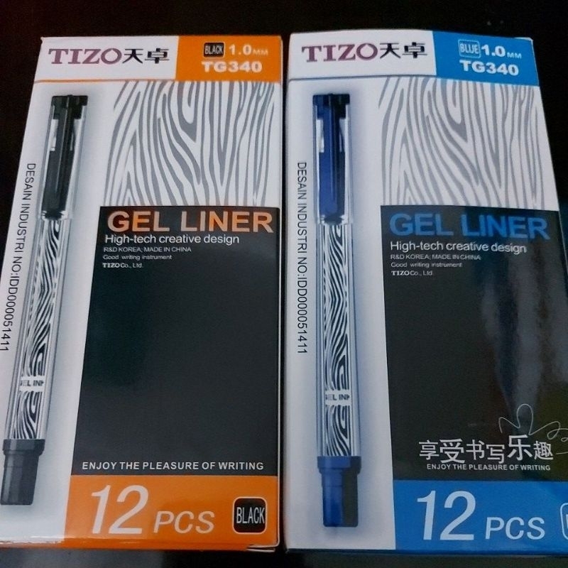 Jual Pen Gel Liner Tizo TG 340 1.0mm Shopee Indonesia