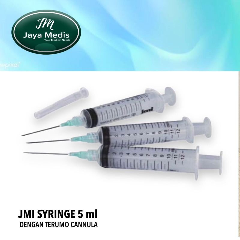Jual JMI SYRINGE DENGAN CANNULA 5 ML Shopee Indonesia