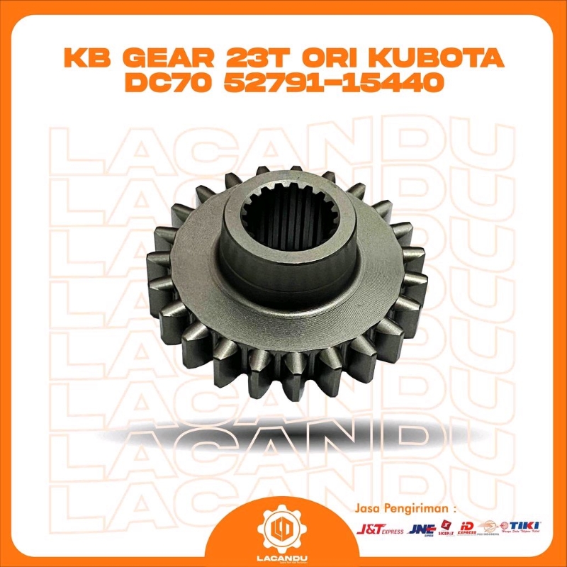 Jual KB GEAR 23T ORI KUBOTA DC70 52791-15440 FOR COMBINE HARVESTER ...