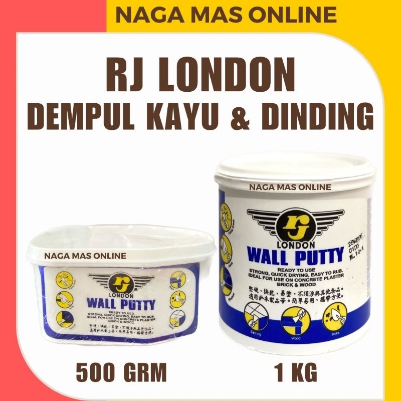 Jual DEMPUL TEMBOK RJ 1 KG / CREAM TAMBAL DINDING / DEMPUL DINDING DAN ...