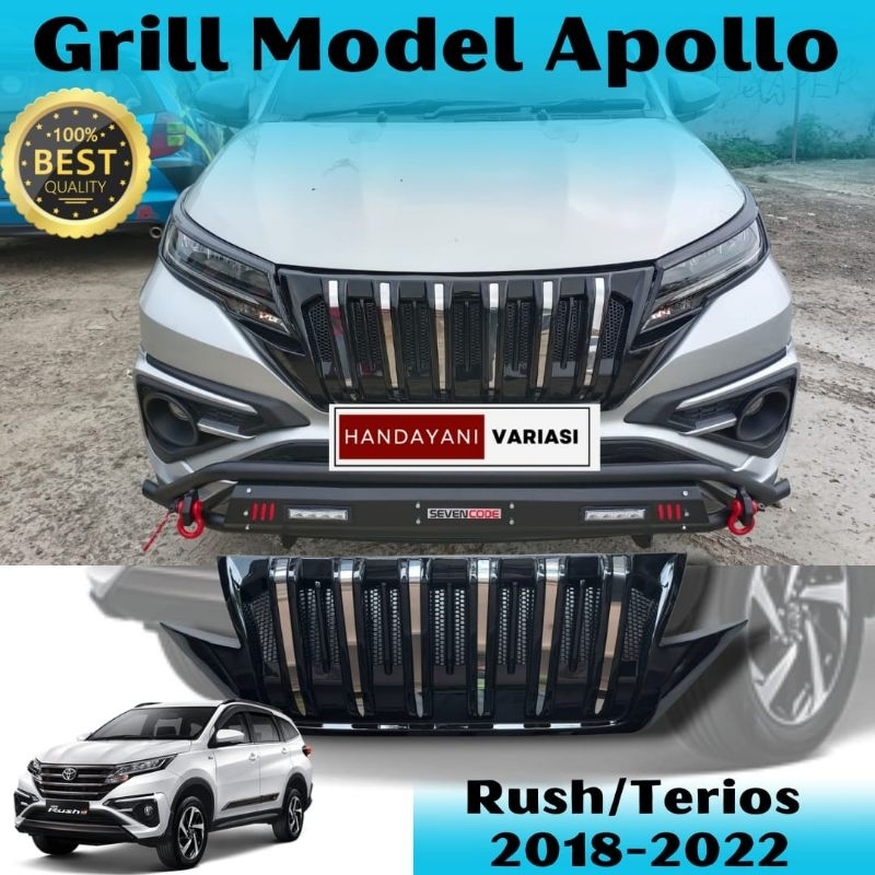 Jual Grill Depan Model Apollo All New Rush/Terios 2018-2022 Front Grill ...