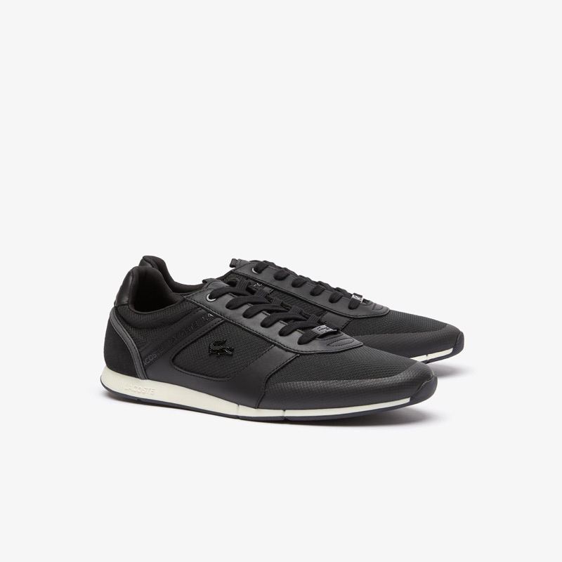 Jual SNEAKERS LACOSTE MINERVA TRAINERS BLACK ORIGINAL AUTHENTIC Shopee Indonesia