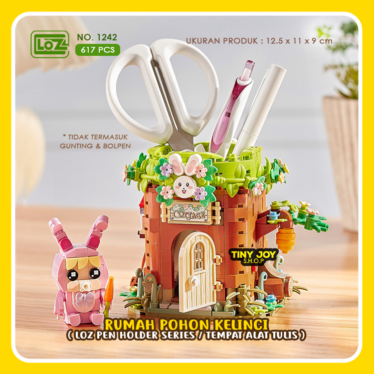 Jual LOZ TEMPAT PENSIL PEN HOLDER BINATANG DIY Puzzle