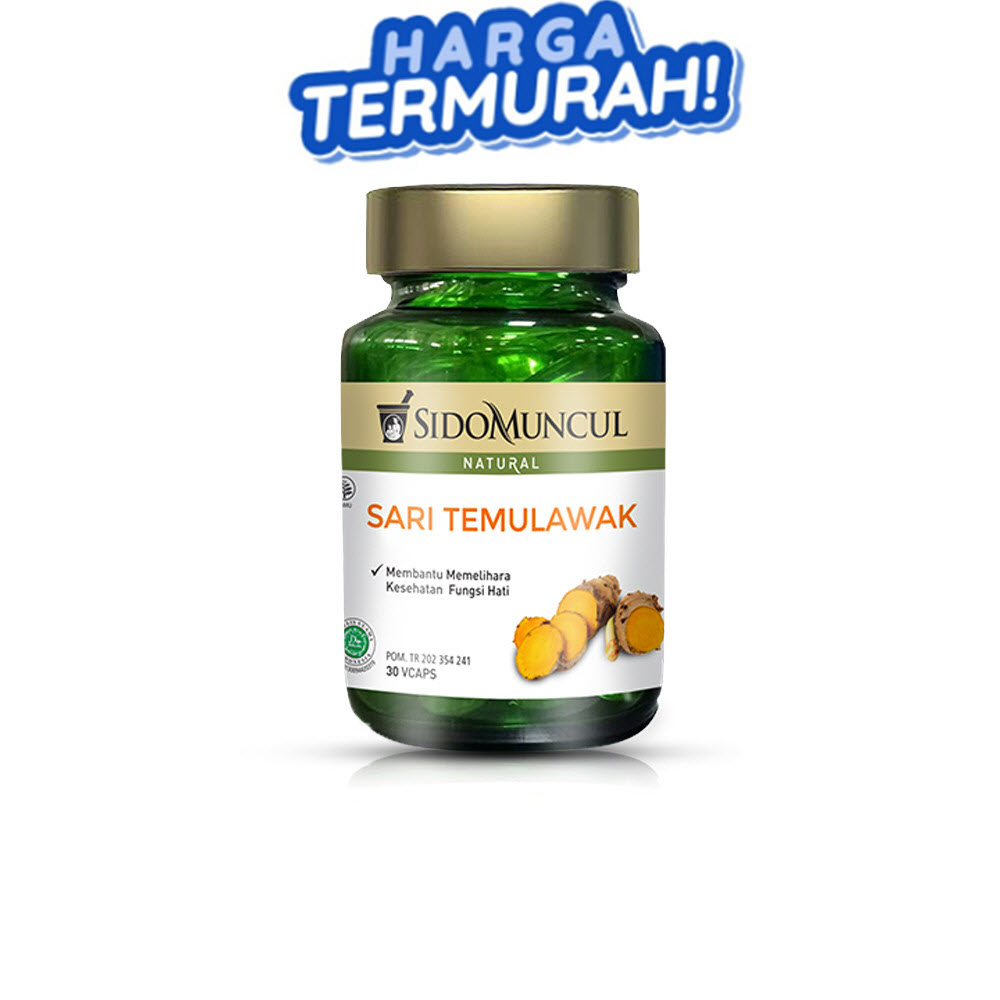 Jual Sido Muncul Sari Temulawak 30 Kapsul Sidomuncul Natural Sari Temulawak 30s Shopee 7208