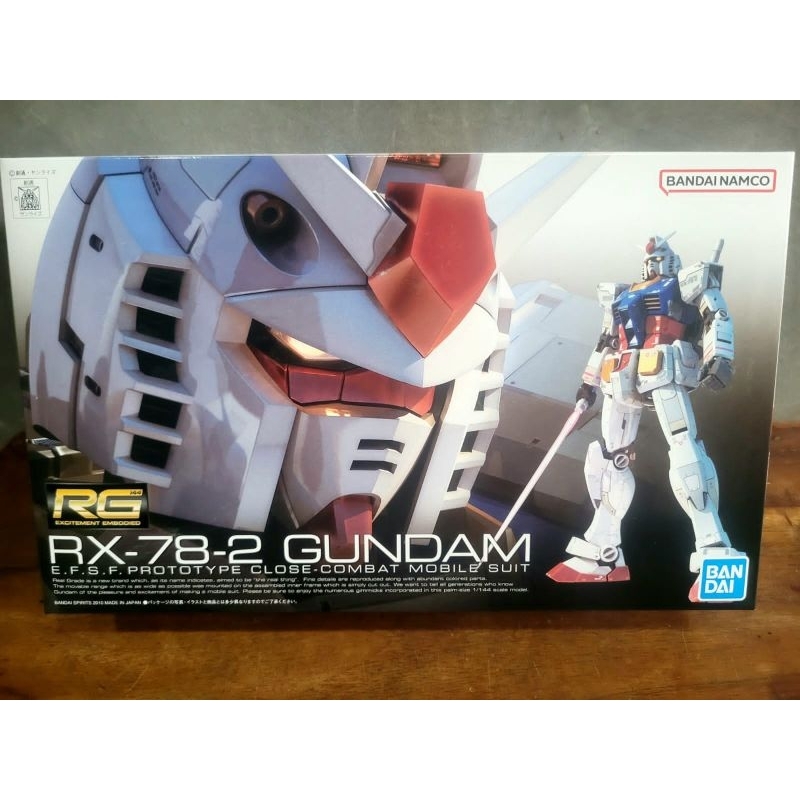 Jual Real Grade RG 1/144 RX-78-2 Gundam Bandai Namco | Shopee Indonesia