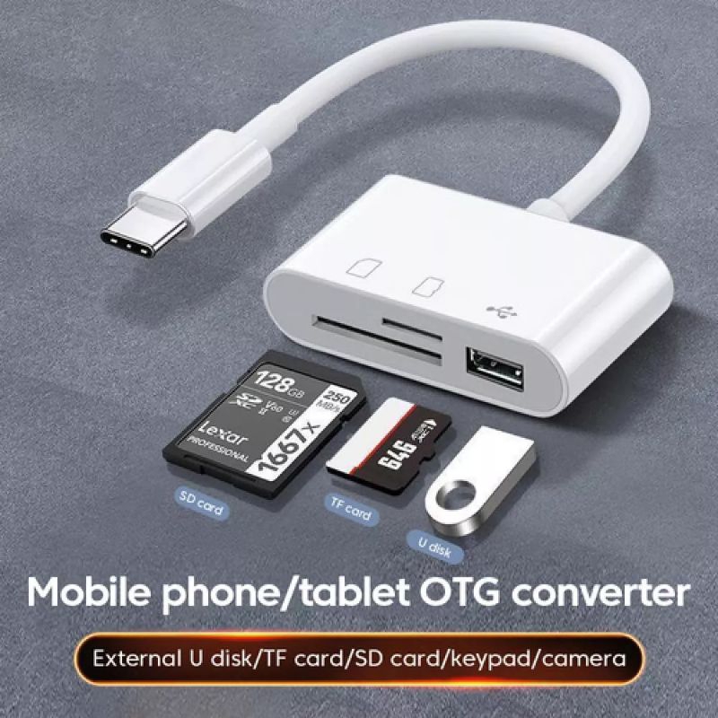 Jual OTG Converter Card Reader 3in1 & 6in1 USB | Shopee Indonesia
