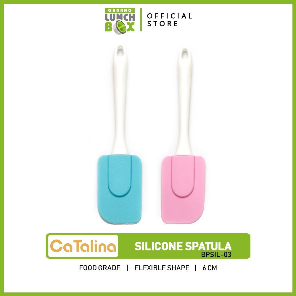 Jual CaTalina Silicone Spatula / Sudip / Solet Kue Silikon Tahan Panas