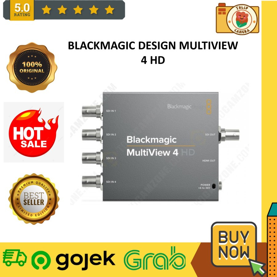 Jual Blackmagic Design Multiview 4HD Multiviewer 4 Input SDI | Shopee ...