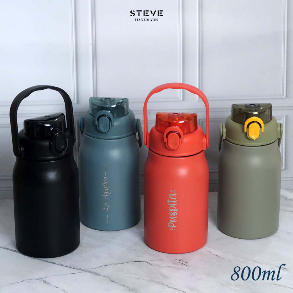 Jual Tumbler Jumbo Termos Air Sedotan Botol Minum Custom Ml Ml