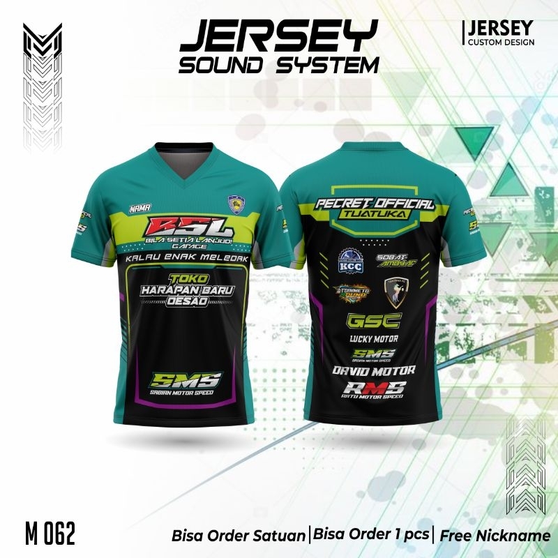 Jual JERSEY RACING FULLPRINTING SATUAN CUSTOM DESIGN FREE NICKNAME ...