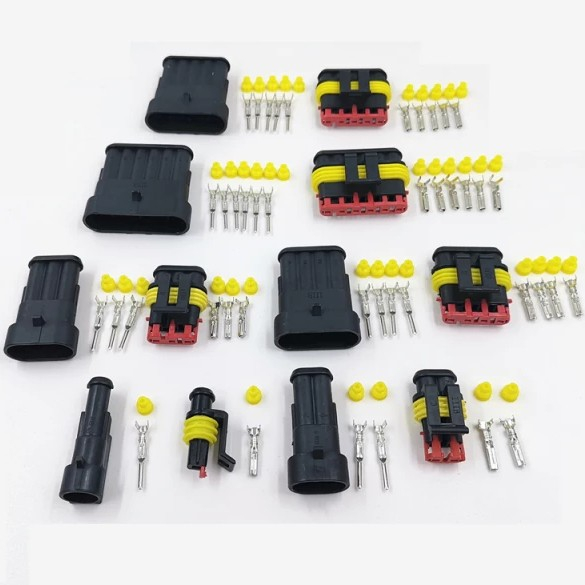 Jual Socket Sambungan Kabel Mobil Motor 1p 2p 3p 4p 5p 6PIN soket ...