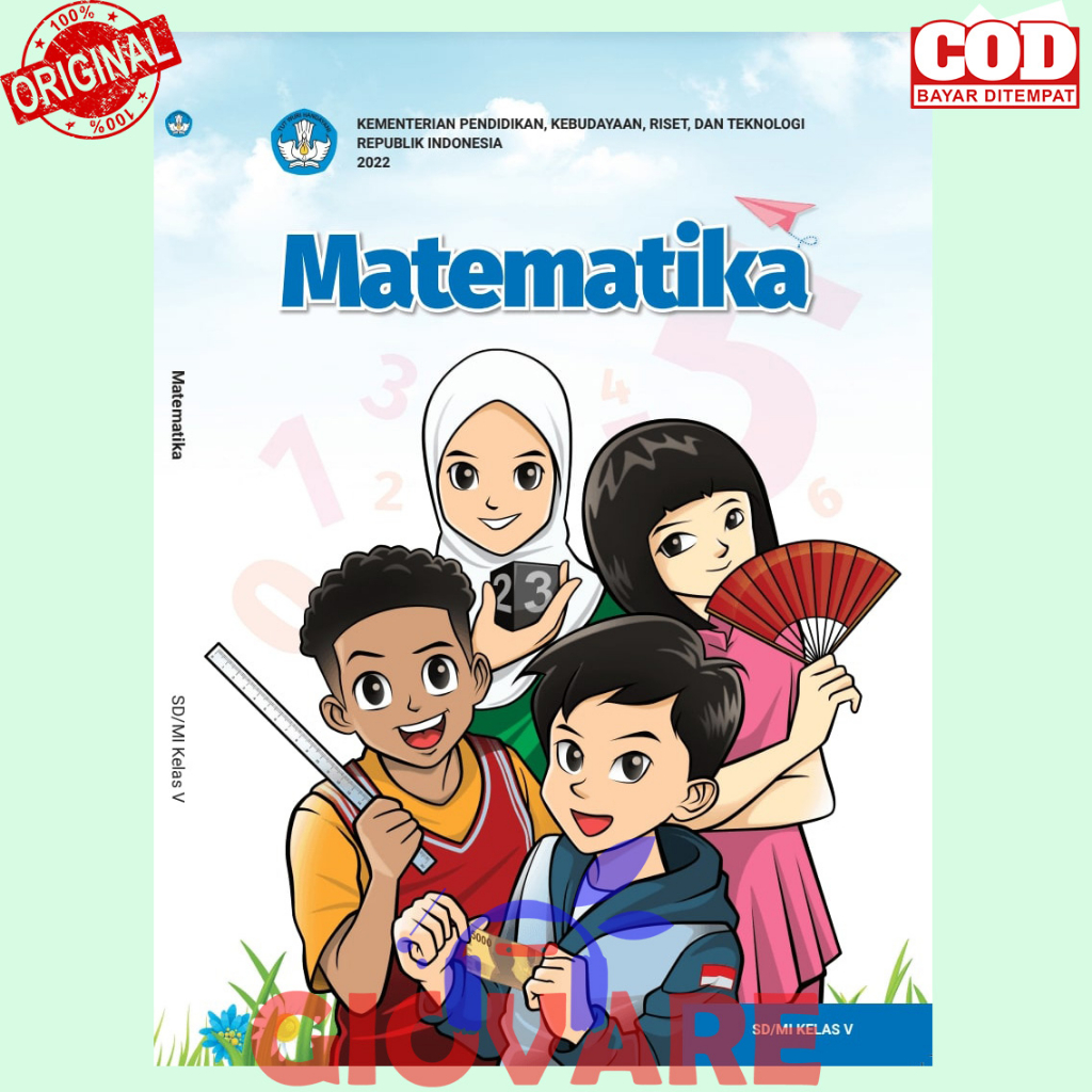 Jual Buku Matematika Sd Mi Kelas Kurikulum Merdeka Buku Mtk Kelas Kemendikbud Kumer