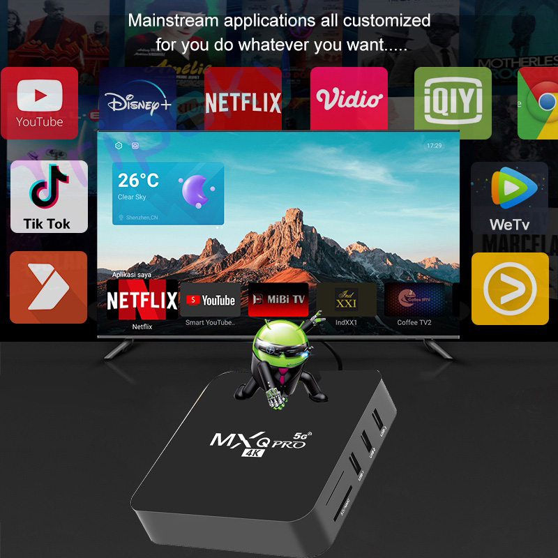 Jual Smart Android TV Box Mxq Pro 4gb 4k HD TV Digital Matrix Internet ...